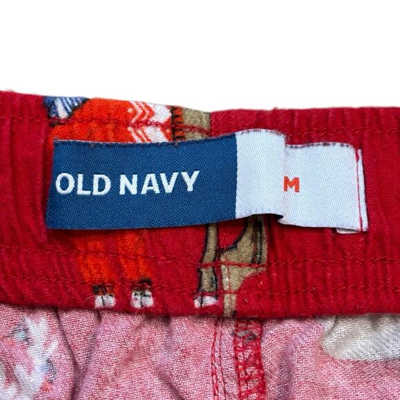 Old Navy Holiday Reindeer Pajama Flannel Pants Medium Ski Sweater Buffalo Herd - Picture 4 of 6
